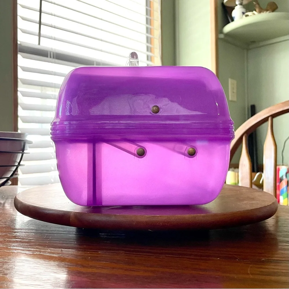 **VINTAGE** Caboodle Makeup Case Organizer - Color Collisions - 2622 - Purple